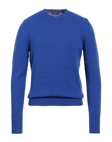 DRUMOHR Sweater Bright blue 100% Lambswool