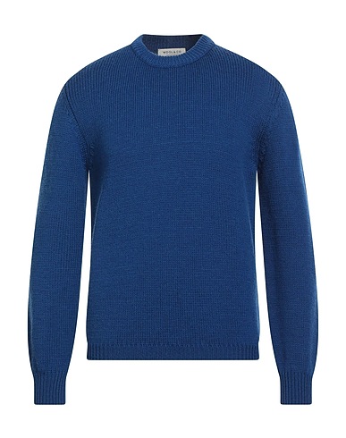 WOOL & CO Jumper Blue 100% Merino Wool