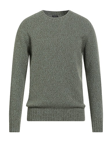 RETOIS Sweater Military green 100% Merino Wool