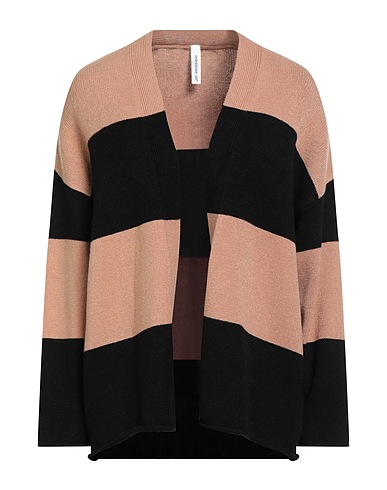 TENSIONE IN Cardigan Nero 50% Viscosa, 27% Poliestere, 23% Nylon