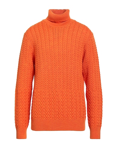 ZANONE Polo neck BY SLOWEAR Orange 100% Virgin Wool