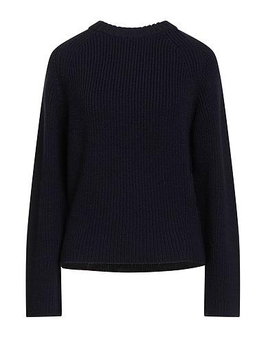 FORTE_FORTE Jumper Midnight blue 99% Virgin Wool, 1% Polyamide