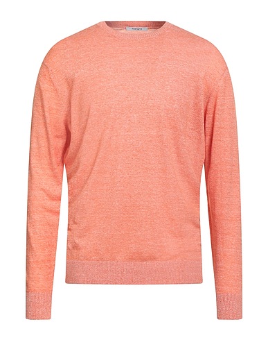 KANGRA Sweater Salmon pink 68% Linen, 32% Cotton