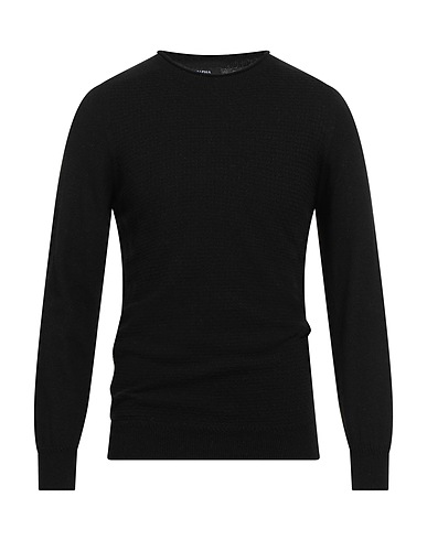ALPHA STUDIO Jumper Black 50% Viscose, 16% Nylon, 14% Wool, 11% Cashmere, 9% Polyester