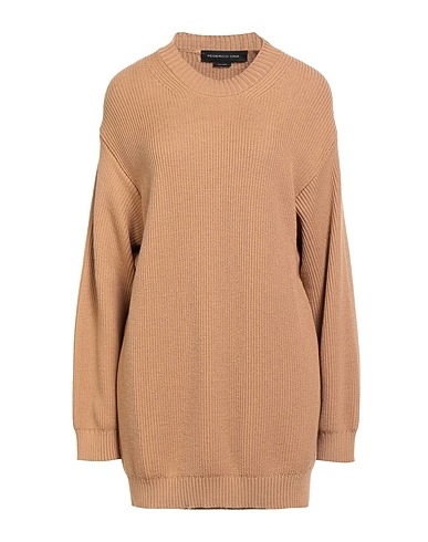 FEDERICO CINA Πουλόβερ Καμηλό 50% Μαλλί, 50% Ακρυλικό