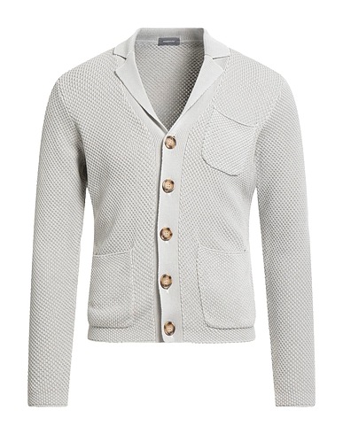 ROSSOPURO Cardigan GRIGIO CHIARO 100% Cotton