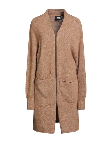 ALPHA STUDIO Cardigan Sand 40% Alpaca wool, 27% Polyamide, 15% Cotton, 15% Modal, 3% Elastane