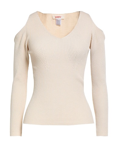 KONTATTO Pullover Beige 69% Viscosa, 29% Acrilico, 2% Elastan