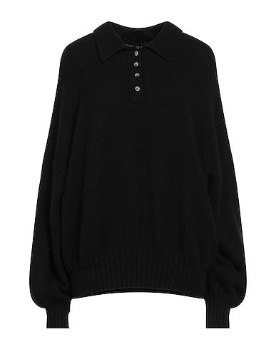 KHAITE Cashmere blend Black 96% Cashmere, 4% Elastane