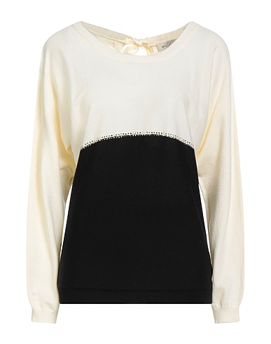 CORTE dei GONZAGA Jumper Black 47% Viscose, 28% Polyester, 25% Polyamide