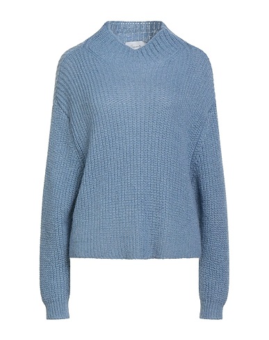 SOUVENIR Cuello alto Azul profundo 40% Acrílico, 30% Lana mohair, 30% Poliamida