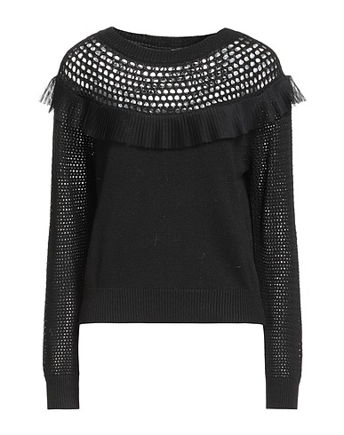 ACTITUDE by TWINSET Sweater Black 40% Polyester, 20% Polyamide, 20% Acrylic, 20% Wool