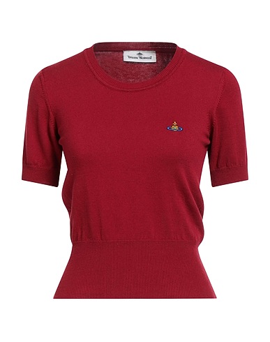 VIVIENNE WESTWOOD Sweater Burgundy 85% Cotton, 15% Cashmere