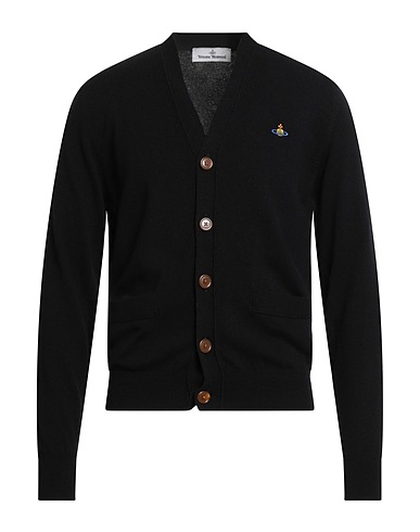 VIVIENNE WESTWOOD Cardigan Black 90% Wool, 10% Cashmere