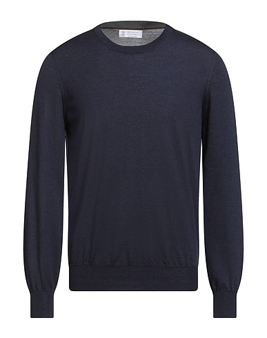 BRUNELLO CUCINELLI Jumper CASHMERE
 Navy blue 90% Virgin Wool, 10% Cashmere
