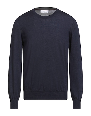 BRUNELLO CUCINELLI Pullover CASHMERE
BLU NAVY 90% Laine vierge, 10% Cachemire
