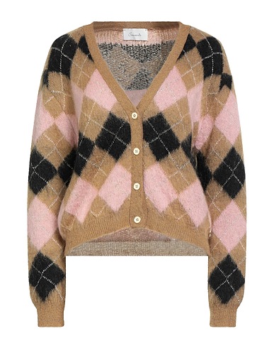 SOUVENIR Cardigan Camel 40% Acrylic, 30% Polyamide, 30% Mohair wool, Viscose, Polyester