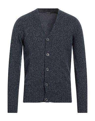 RETOIS Cardigan Navy blue 100% Merino Wool