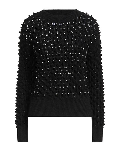 LAFTY LIE Jumper Black 42% Acrylic, 30% Polyester, 28% Polyamide