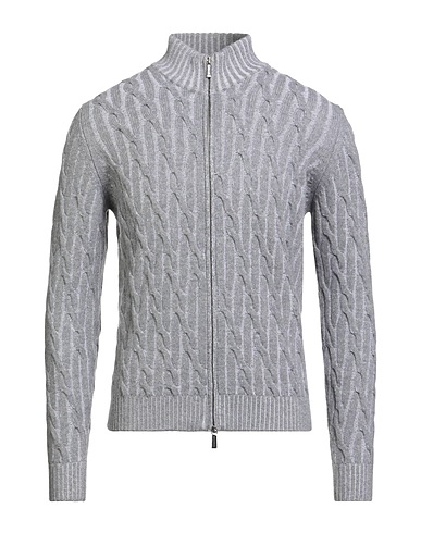 MOORER Cardigan Grey 100% Cashmere
