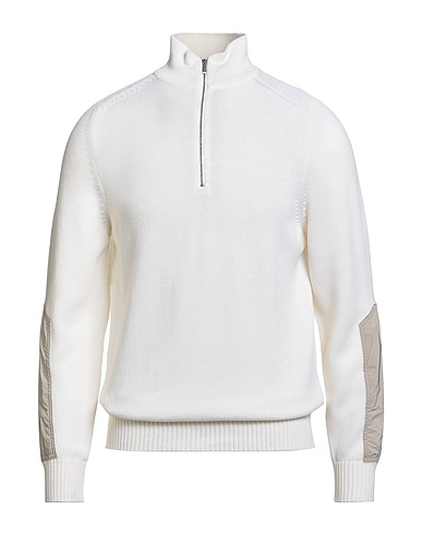 MOORER Jumper White 100% Wool