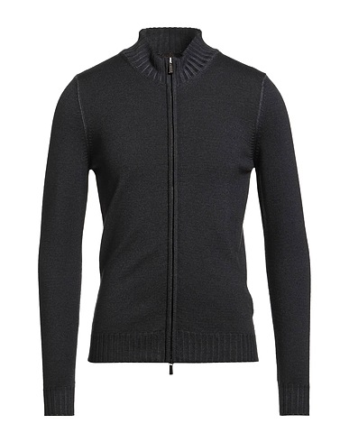 MOORER Cardigan Antracite 100% Lana Vergine