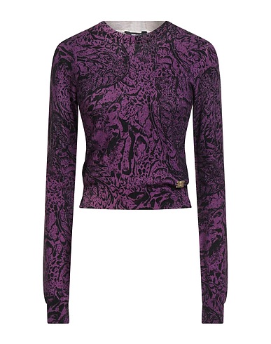 JUST CAVALLI Pullover Violett 50% Wolle, 50% Polyamid