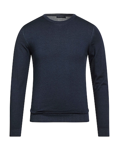 DANIELE FIESOLI Sweater Navy 100% Merino Wool