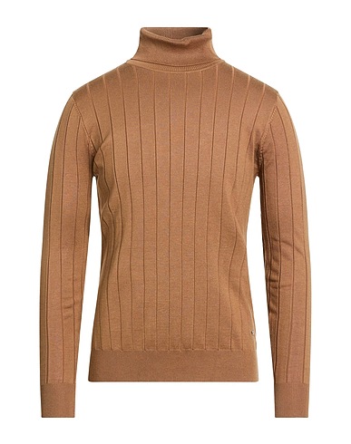 GRIFFAI Polo neck Camel 80% Viscose, 20% Nylon