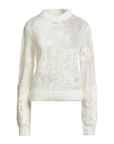 FARM RIO Sweater White 60% Cotton, 40% Acrylic
