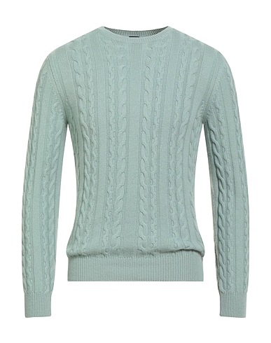 FEDELI Cashmere jumper Sage green 100% Cashmere