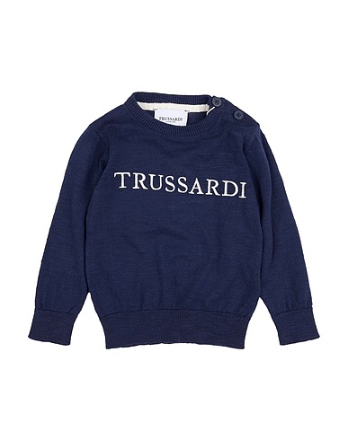 TRUSSARDI JUNIOR Pullover Blu navy 100% Cotone