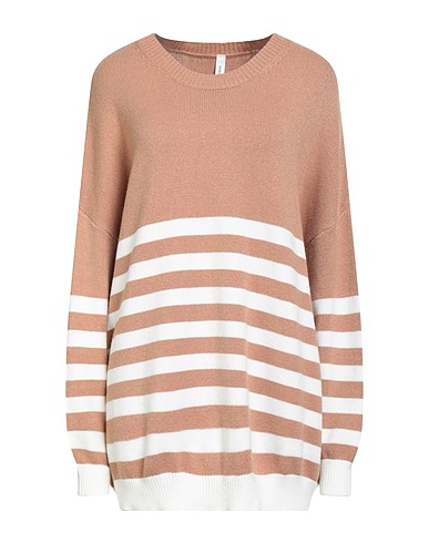 TENSIONE IN Jumper Camel 50% Viscose, 27% Polyester, 23% Nylon