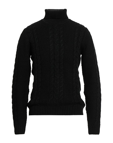 ARMATA DI MARE Turtleneck Black 80% Acrylic, 15% Wool, 5% Polyamide