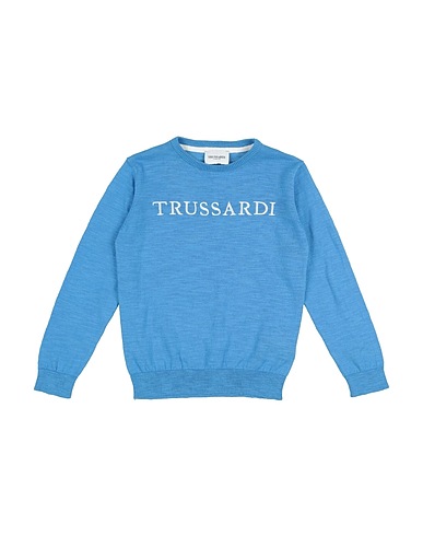 TRUSSARDI JUNIOR Jumper Azure 100% Cotton