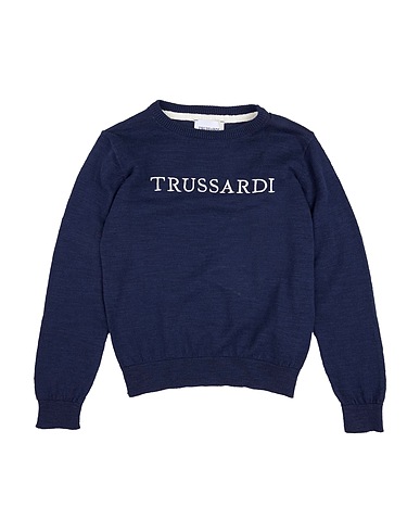 TRUSSARDI JUNIOR Pullover Blu navy 100% Cotone