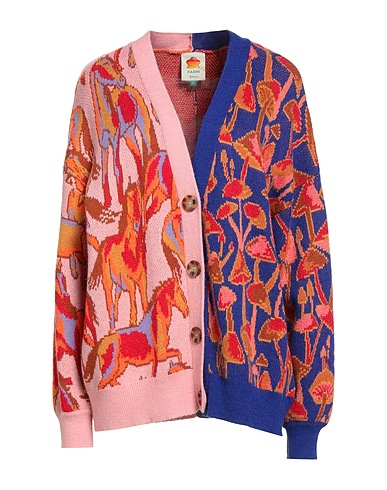 FARM RIO Cardigan Pink 65% Acrylic, 25% Polyamide, 10% Wool