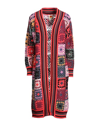 FARM RIO Cardigan Red 35% Acrylic, 35% Polyamide, 15% Alpaca wool, 15% Wool