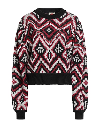 FARM RIO Πουλόβερ Μπορντό 55% Ακρυλικό, 35% Πολυαμίδη, 10% Μαλλί