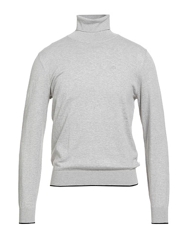 ARMANI EXCHANGE Turtleneck Light grey 95% Cotton, 5% Cashmere
