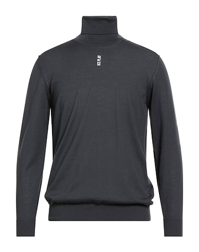 ICE PLAY Rollkragenpullover Braungrau 100% Schurwolle
