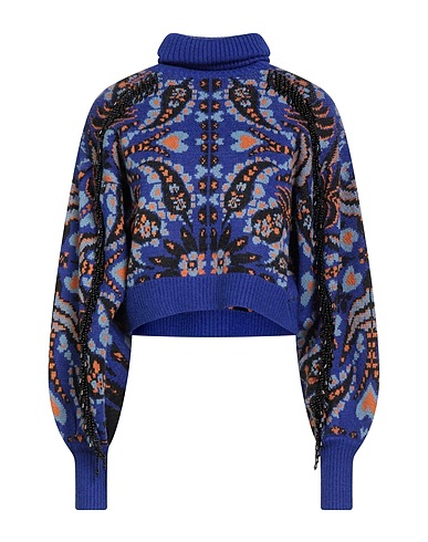 FARM RIO Rollkragenpullover Blau 65% Acryl, 25% Polyamid, 10% Wolle