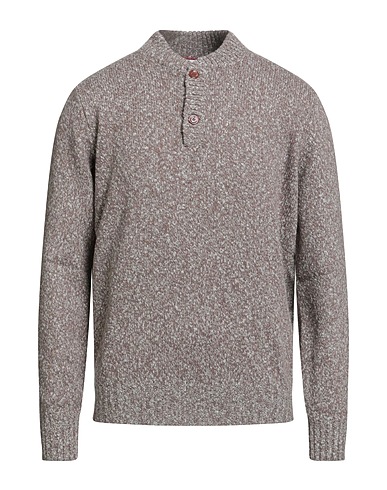 BRUNELLO CUCINELLI Pullover CASHMERE Tortora 55% Lana d'agnello, 45% Cachemire