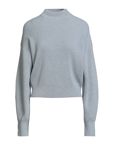BRUNELLO CUCINELLI Cashmere jumper CASHMERE Sky blue 100% Cashmere, Brass