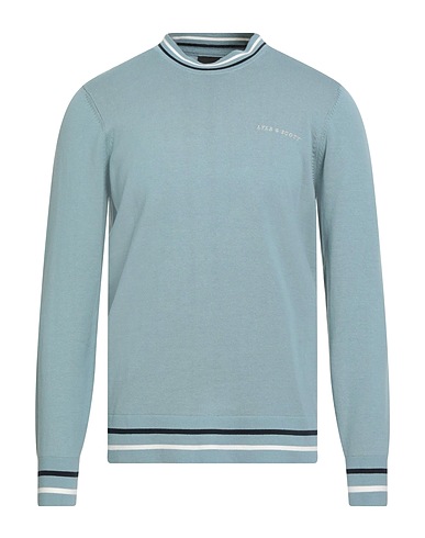 LYLE & SCOTT Sweater VINTAGE Light blue 100% Cotton