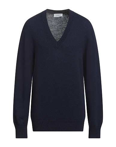 LANEUS Sweater Navy 90% Merino Wool, 10% Cashmere