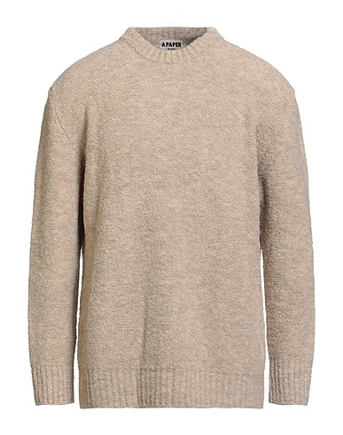 A PAPER KID Sweater Beige 64% Polyacrylic, 20% Polyamide, 8% Wool, 8% Viscose