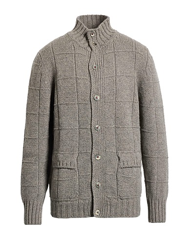 H953 Cardigan Grey 90% Merino Wool, 10% Cashmere