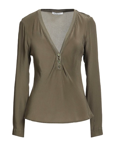 LE STREGHE Top Military green 100% Viscose