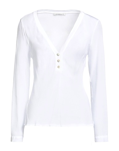 LE STREGHE Top Bianco 100% Viscosa
